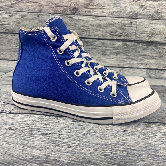 Converse Shoes - Converse All Star Chuck Taylor Blue High Top Canvas Men's 5.5 Women's 7.5 Laces